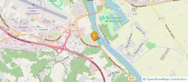 localisation de l'entreprise ASS AGEN ANJOUAN ASS FRANCO COMORIENNE  LE PASSAGE