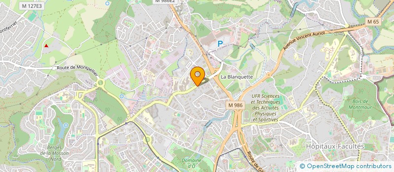 localisation de l'entreprise ASS AGET à MONTPELLIER