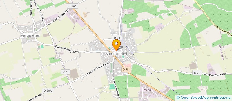 localisation de l'entreprise ASS AGISSEZ ASSISTANCE SCOLAIRE  SAINT-ANDIOL