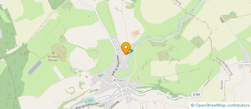 localisation de l'entreprise ASS AGREE PECHE PISCICULTURE LE VAIRON  ACHEN