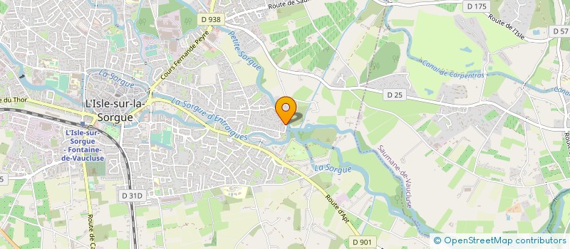 localisation de l'entreprise ASS AGREE PECHE PROTECT MILIEU AQUATIQUE à L'ISLE-SUR-LA-SORGUE