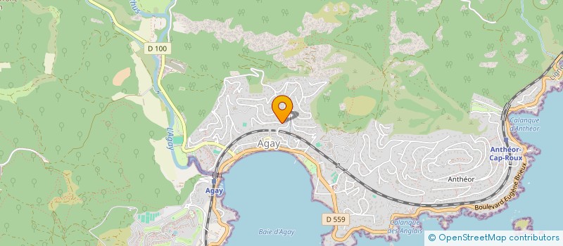 localisation de l'entreprise ASS AGREEE ASSIS PROF LIBERALE EST VAR à SAINT-RAPHAEL