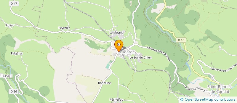 localisation de l'entreprise ASS AGREEE PECHE PROTECTION MILIEU AQUATIQUE à CONDAT
