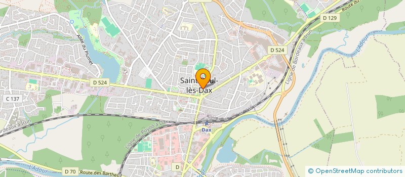 localisation de l'entreprise ASS AGREEE POUR LA PECHE ET LA PROTECTION DU MILIEU AQUATIQUE à SAINT-PAUL-LES-DAX