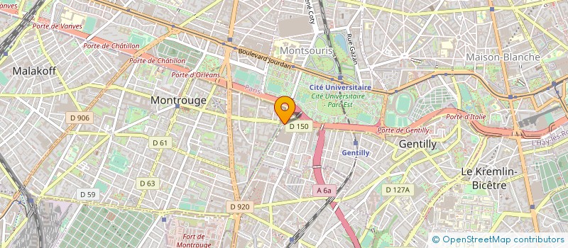 localisation de l'entreprise ASS AGRICOLE DEVELOPPEMENT ASSURANCE VIE à GENTILLY