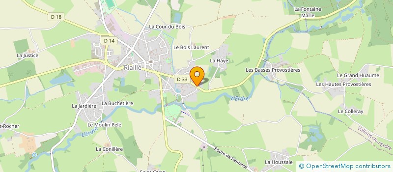 localisation de l'entreprise ASS AGRICULTEURS FORMATEURS REG ANCENIS  RIAILLE