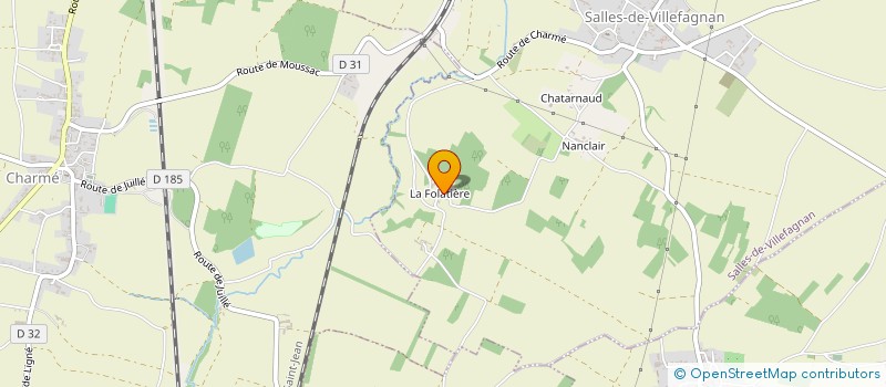 localisation de l'entreprise ASS AGRIMN GESTION REIMPLANT MILIEU NATU à SALLES-DE-VILLEFAGNAN