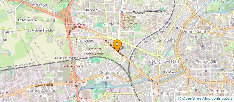 localisation de l'entreprise ASS AGROCK à RENNES