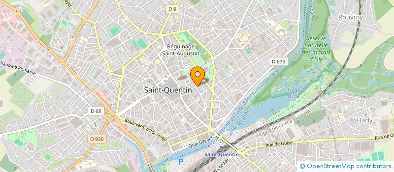 localisation de l'entreprise ASS AGROFLORA ST QUENTINOISE à SAINT-QUENTIN