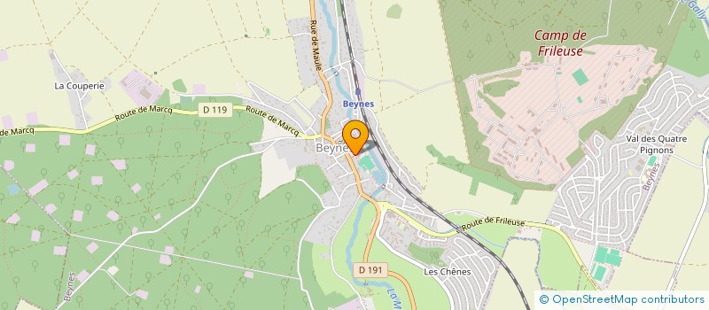 localisation de l'entreprise ASS AIDE A DOMICILE BEYNES ET ENVIRONS à BEYNES