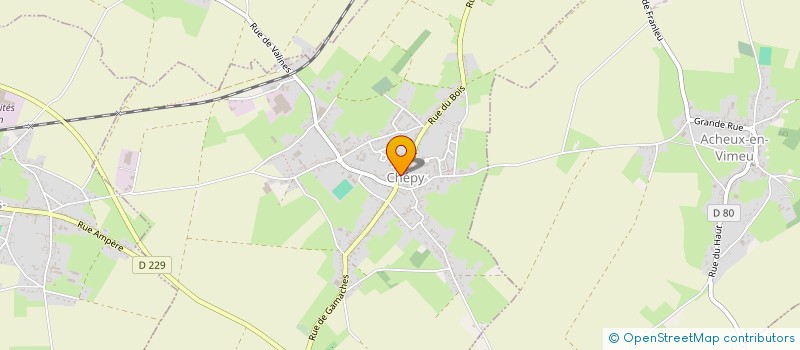 localisation de l'entreprise ASS AIDE A DOMICILE EN MILIEU RURAL  CHEPY