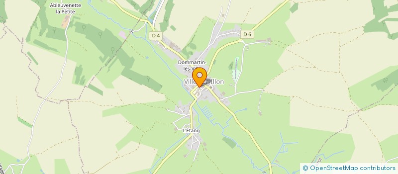 localisation de l'entreprise ASS AIDE A DOMICILE EN MILIEU RURAL  VILLE-SUR-ILLON