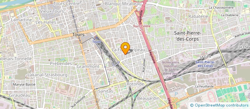 localisation de l'entreprise ASS AIDE A DOMICILE MANAGEMENT  TOURS