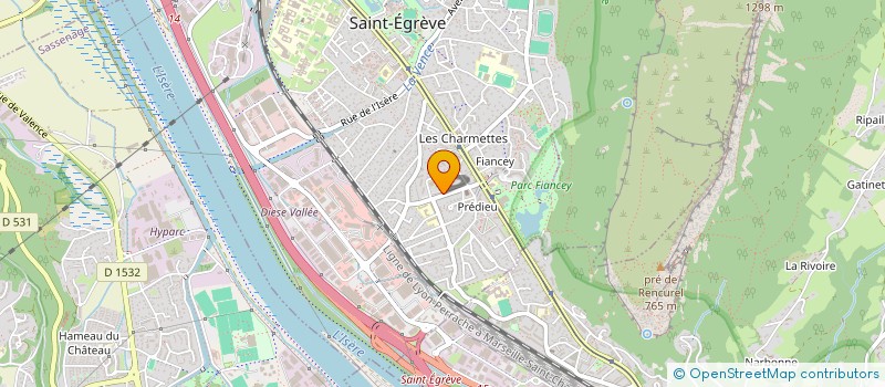 localisation de l'entreprise ASS AIDE A LA PROMOTION DES ARTS  SAINT-EGREVE