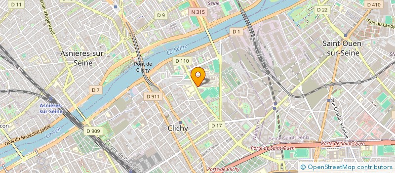 localisation de l'entreprise ASS AIDE A LA RECHERCHE ET A L' ENSEIGNEMENT EN CANCEROLOGIE à CLICHY