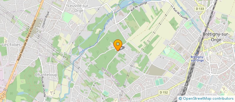 localisation de l'entreprise ASS AIDE A LA RELATION COJUGALE FAMILIALE à BRETIGNY-SUR-ORGE