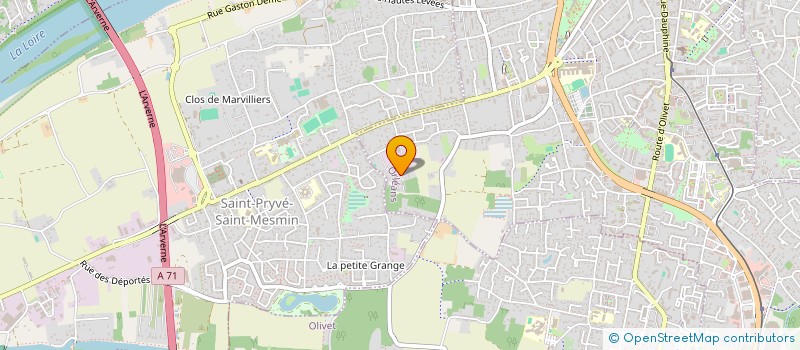localisation de l'entreprise ASS AIDE ACCUEIL INSERT ETUDI HANDICAP  ORLEANS