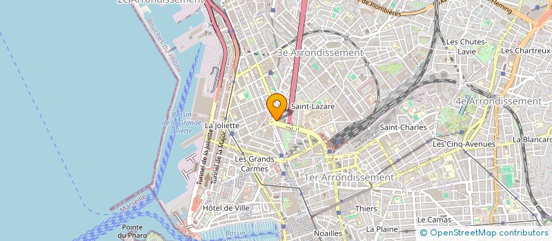 localisation de l'entreprise ASS AIDE AU CONSEIL CREATION ENTREPRISES à MARSEILLE
