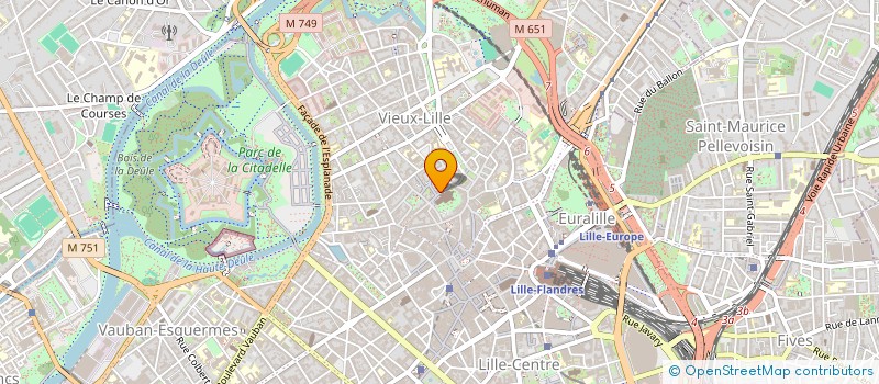 localisation de l'entreprise ASS AIDE AU TRAVAIL CLOITRES à LILLE