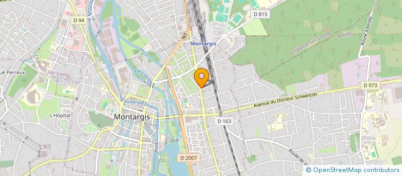 localisation de l'entreprise ASS AIDE AUX CHOMEURS TRAVAIL  MONTARGIS