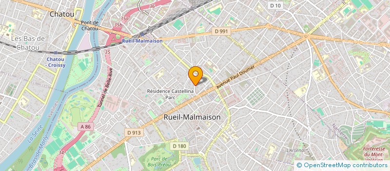 localisation de l'entreprise ASS AIDE AUX MERES DE FAMILLE à RUEIL-MALMAISON