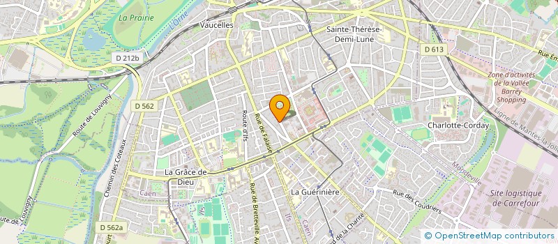 localisation de l'entreprise ASS AIDE AUX PERSONNES ISOLEES à CAEN