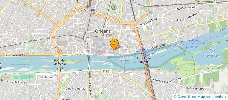 localisation de l'entreprise ASS AIDE AUX VICTIMES ET MEDIATION à ORLEANS