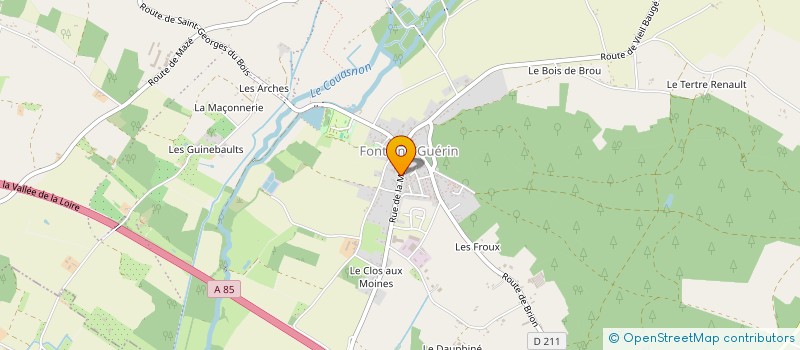 localisation de l'entreprise ASS AIDE DEVELOP ACTIVITES TOURISTIQUES  LA MENITRE