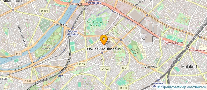 localisation de l'entreprise ASS AIDE DEVELOPPEMENT à ISSY-LES-MOULINEAUX
