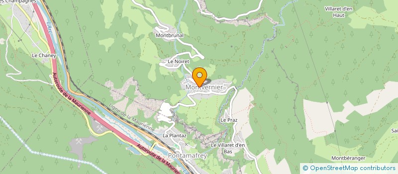 localisation de l'entreprise ASS AIDE DOMICILE GRAND COIN à LA TOUR-EN-MAURIENNE