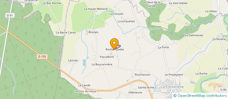 localisation de l'entreprise ASS AIDE DOMICILE MILIEU RURAL  VAL-COUESNON