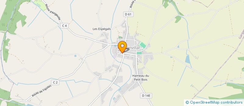 localisation de l'entreprise ASS AIDE DOMICILE MILIEU RURAL  CASTELFERRUS