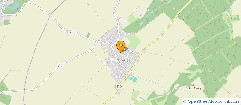 localisation de l'entreprise ASS AIDE DOMICILE MILIEU RURAL CORBEROSA à CORBREUSE