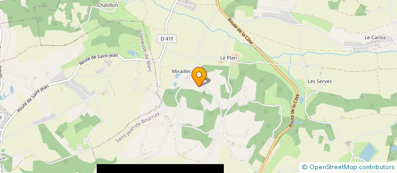 localisation de l'entreprise ASS AIDE DOMICILE MILIEU RURAL NENUPHARS  MEYRIEU-LES-ETANGS