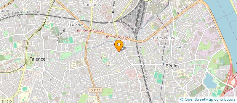 localisation de l'entreprise ASS AIDE EN GESTION ADMINISTRATIVE à BEGLES