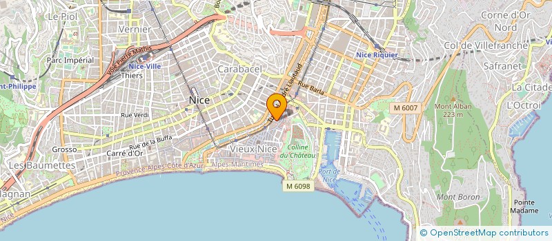 localisation de l'entreprise ASS AIDE ET ASSISTANCE AUX COMITES ENTR à NICE