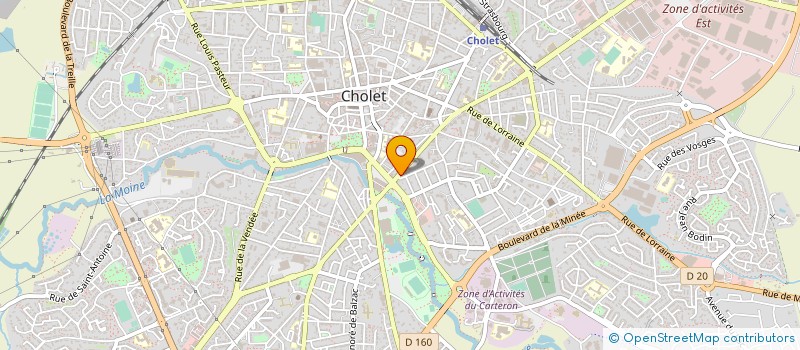 localisation de l'entreprise ASS AIDE ET MULTI PRESENCE à CHOLET