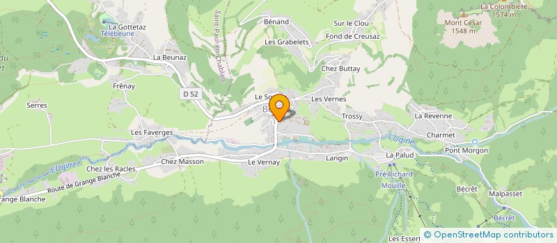 localisation de l'entreprise ASS AIDE ET SOINS A DOMICILE à PUBLIER