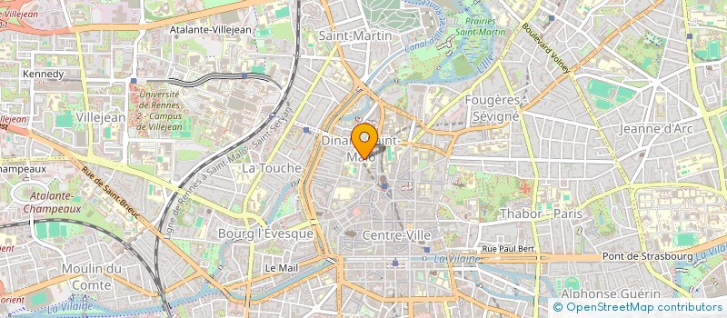 localisation de l'entreprise ASS AIDE ET SOINS AUX FAMILLES  RENNES