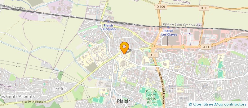 localisation de l'entreprise ASS AIDE ET SOLIDARITE DE LA POMMERAIE à PLAISIR