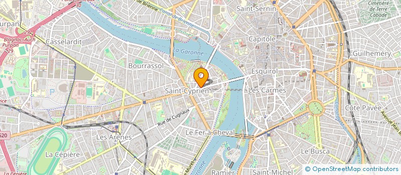 localisation de l'entreprise ASS AIDE FAMILIALE HTE GARONNE à TOULOUSE