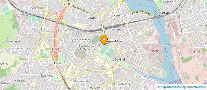 localisation de l'entreprise ASS AIDE FAMILIALE POPULAIRE  LORIENT