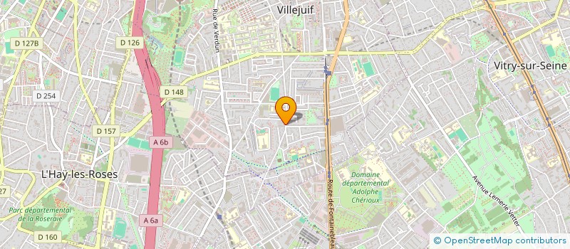 localisation de l'entreprise ASS AIDE FAMILIALE POPULAIRE VILLEJUIF  VILLEJUIF