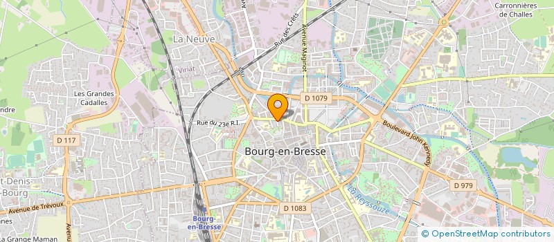 localisation de l'entreprise ASS AIDE FAMILLE POPULAIRE à BOURG-EN-BRESSE