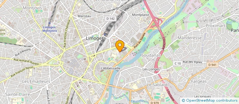 localisation de l'entreprise ASS AIDE FAMILLES DIFFICULTE DE LOYERS à LIMOGES