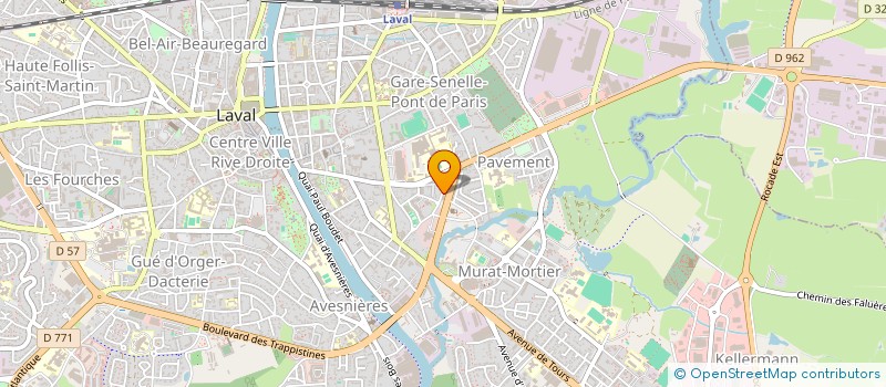 localisation de l'entreprise ASS AIDE INSERTION PROFESSIONNELLE à LAVAL