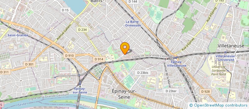 localisation de l'entreprise ASS AIDE INTER FAMILIALE à EPINAY-SUR-SEINE