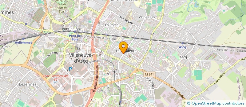 localisation de l'entreprise ASS AIDE INVESTISSEMENT ENTREPRENEURS FRANCAIS EN CHINE  VILLENEUVE-D'ASCQ