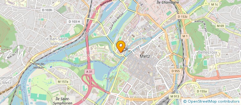 localisation de l'entreprise ASS AIDE JEUNES DIFFIC INFO TOXICOMANIES à METZ