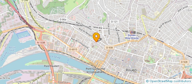 localisation de l'entreprise ASS AIDE JEUNES TRAVAIL FRANCE OUTRE MER à ROUEN